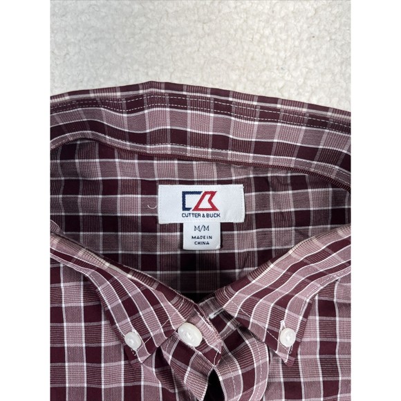 Cutter & Buck Florida State Seminoles Men’s Sz M Square Check Long Sleeve Shirt - Picture 4 of 10